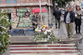 Пътен инцидент - загинало дете - почит