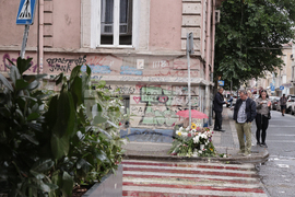 Пътен инцидент - загинало дете - почит