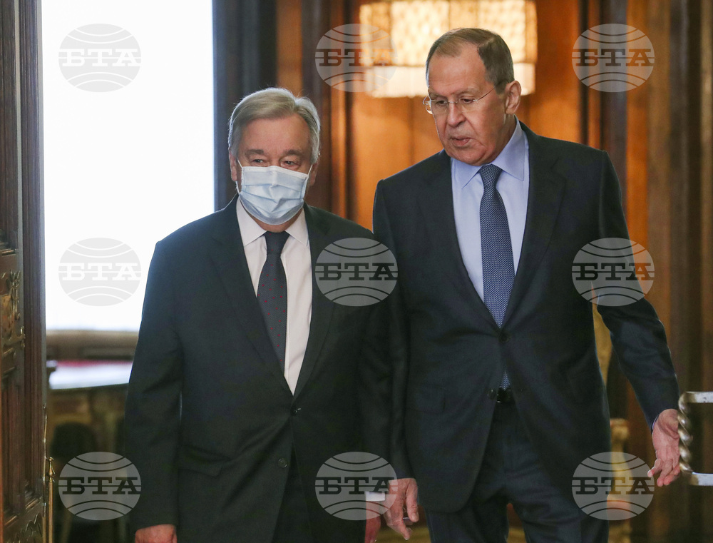 При посещението си в Москва Гутериш призова за прекратяване на огъня "възможно най-скоро"