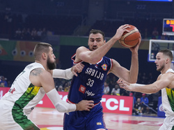 World Cup Lithuania Serbia Basketball