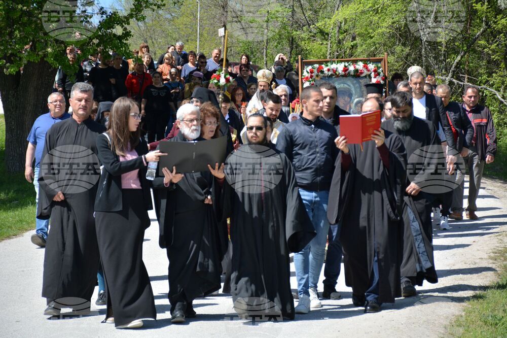 Роженски манастир - литийно шествие