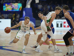 World Cup Lithuania Serbia Basketball