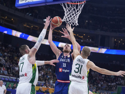 World Cup Lithuania Serbia Basketball
