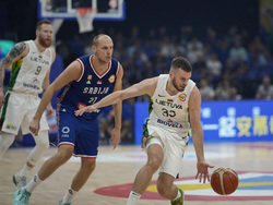 World Cup Lithuania Serbia Basketball
