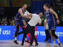 World Cup Lithuania Serbia Basketball