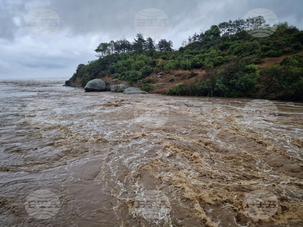 Китен - река Караагач (Китенска) - дъждове - пълноводие