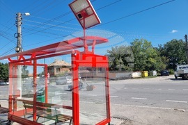 Село Киченица - автобусна спирка - солар