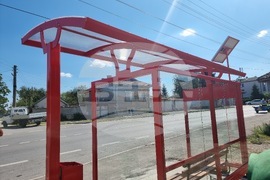 Село Киченица - автобусна спирка - солар