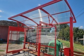 Село Киченица - автобусна спирка - солар