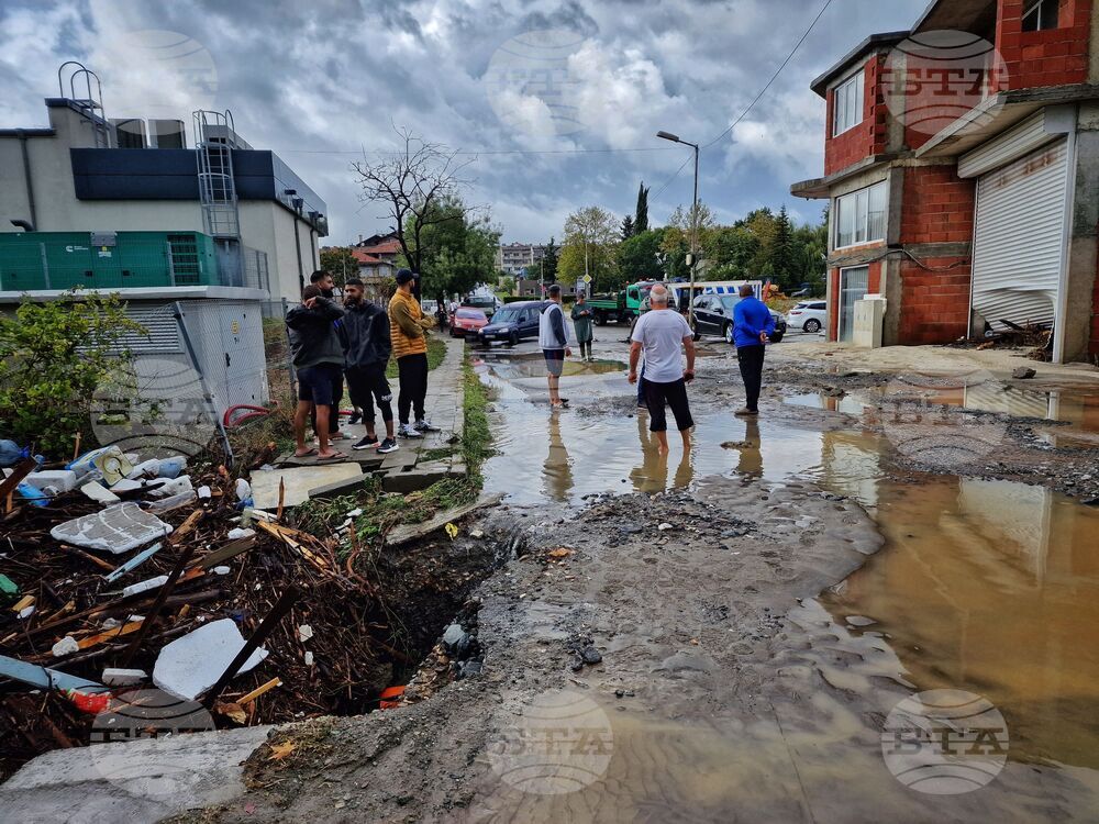Царево - обилни дъждове - щети - наводнение