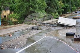 Царево - обилни дъждове - щети