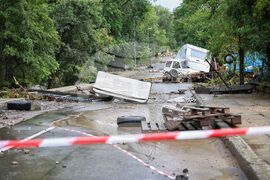 Царево - обилни дъждове - щети - наводнение
