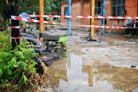 Царево - обилни дъждове - щети - наводнение