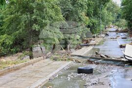 Царево - обилни дъждове - щети - наводнение
