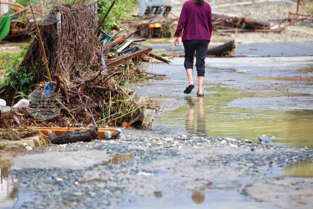 Царево - обилни дъждове - щети - наводнение