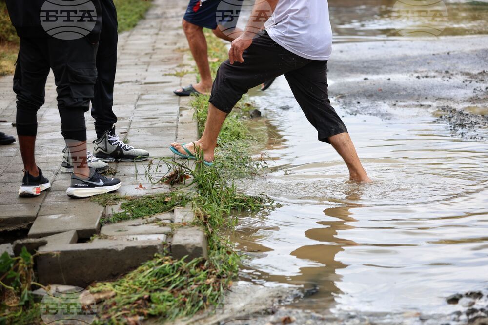 Царево - обилни дъждове - щети - наводнение