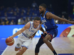 CORRECTION World Cup Italy US Basketball