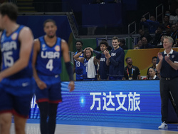 CORRECTION World Cup Italy US Basketball