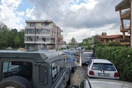 Царево - плаж Нестинарка - обилни дъждове - щети