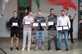 Благоевград - таекуон-до ITF - шампиони - посрещане