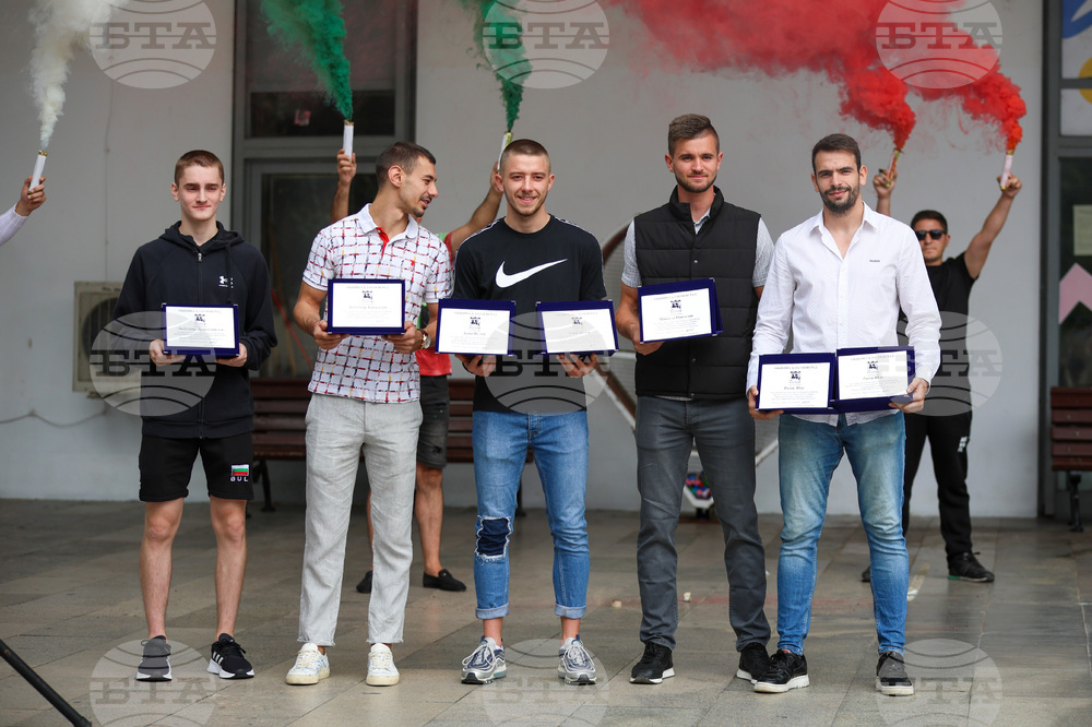 Благоевград - таекуон-до ITF - шампиони - посрещане
