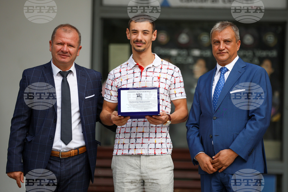 Благоевград - таекуон-до ITF - шампиони - посрещане