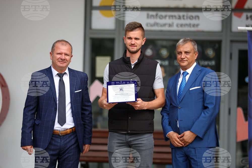 Благоевград - таекуон-до ITF - шампиони - посрещане
