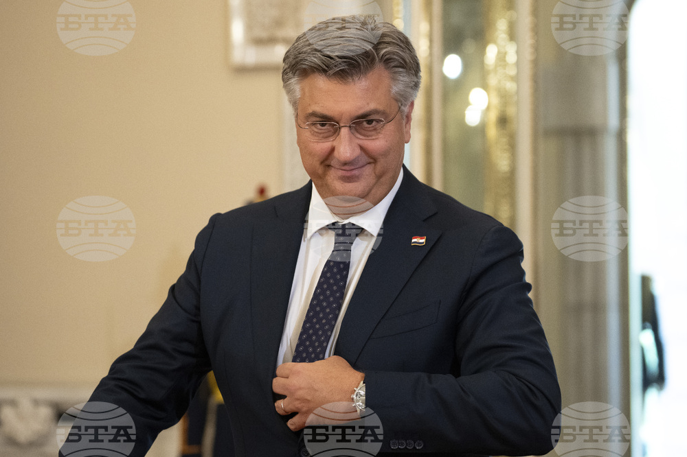 Хърватският премиер Андрей Пленкович разговаря в Давос с премиера на Косово Албин Курти