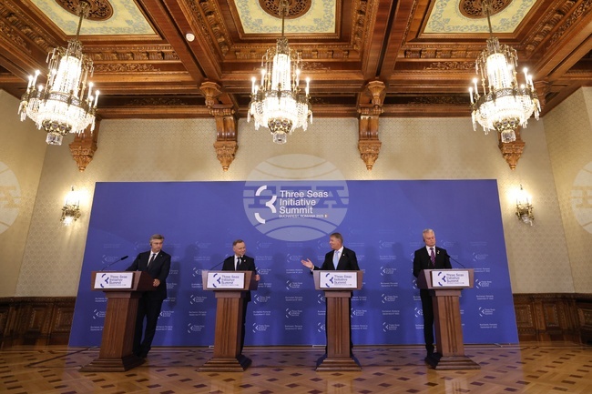 Румъния - среща на върха на инициативата "Три морета" - пресконференция