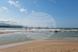 Ахтопол - централен плаж - почистване