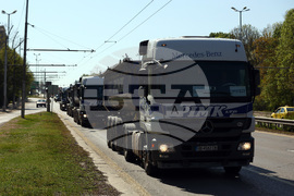 Автомобилни превозвачи - протест