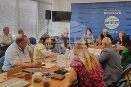 Национален пресклуб на БТА Видин - пресконференция - проект за промишлена зона - Раковица