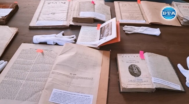 Старопечатни еврейски книги могат да се видят в Културния център „Жул Паскин“ във Видин