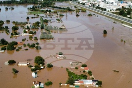 Гърция - Лариса - наводнение