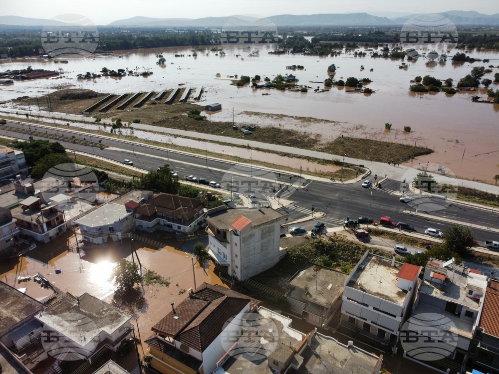 Гърция - Лариса - наводнение