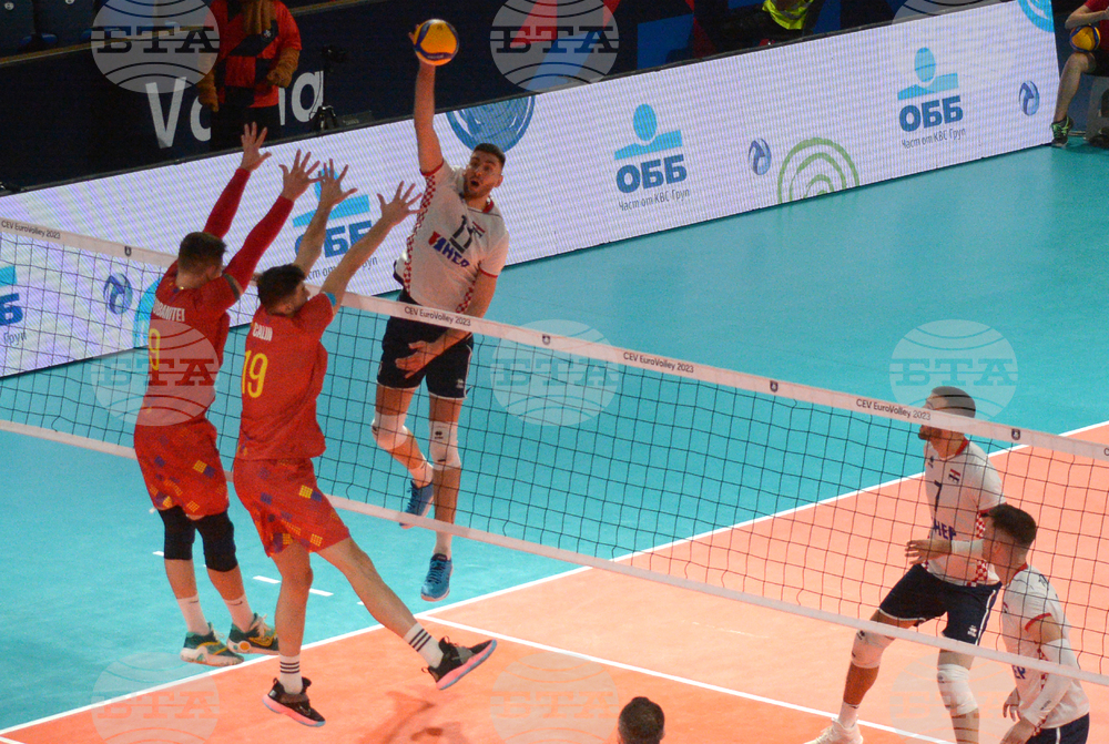 Варна - Европейско първенство по волейбол - Хърватия - Румъния