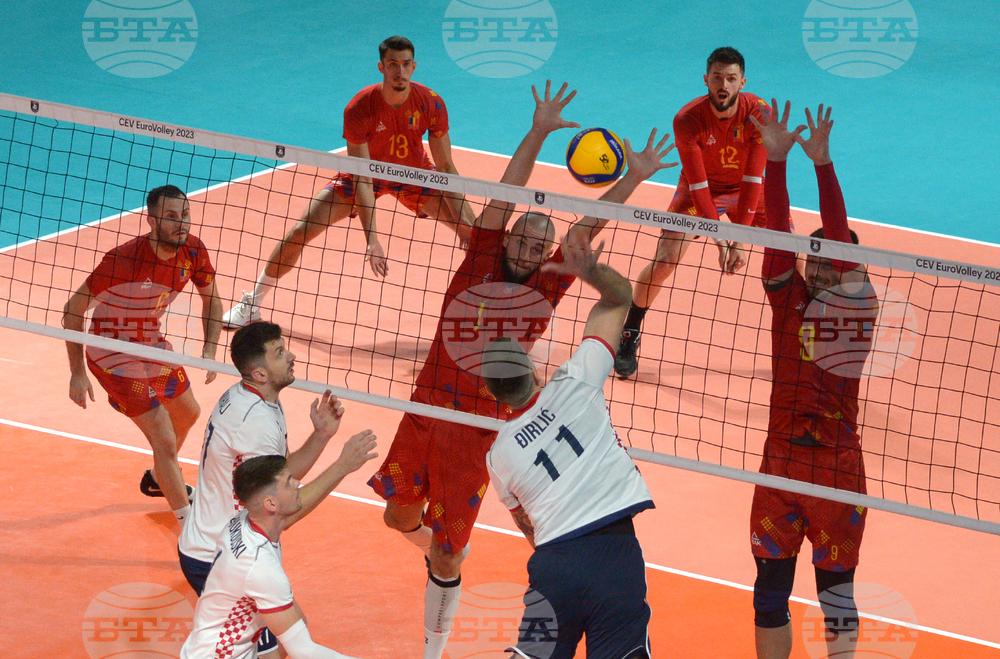 Варна - Европейско първенство по волейбол - Хърватия - Румъния