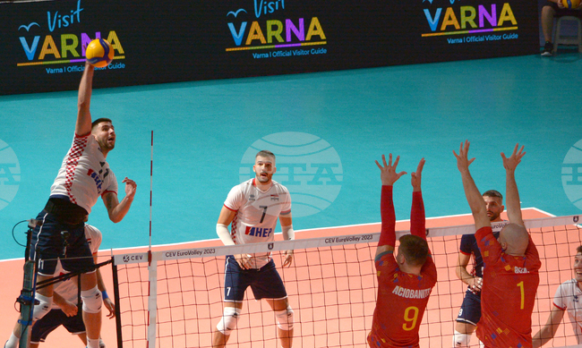 Варна - Европейско първенство по волейбол - Хърватия - Румъния