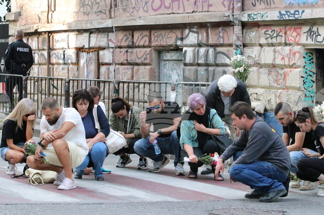 Пътен инцидент - загинало дете - протест