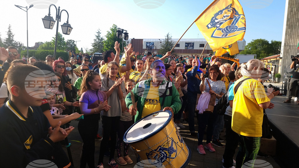 Пазарджик - ВК Хебър - посрещане