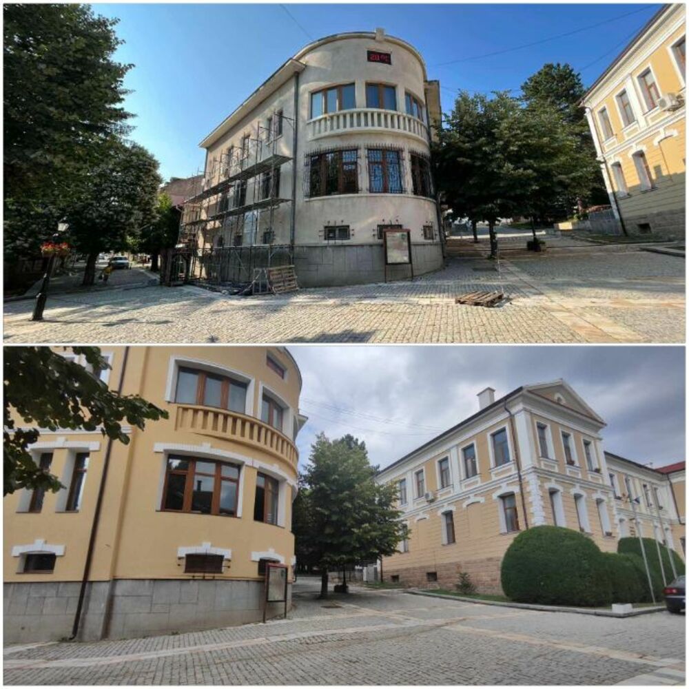 Сградите в центъра на Котел бяха уеднаквени стилово и цветово по проект