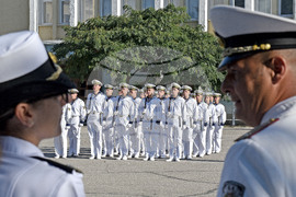 Варна - Морско училище - военна клетва