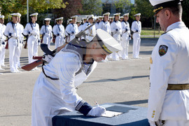Варна - Морско училище - военна клетва