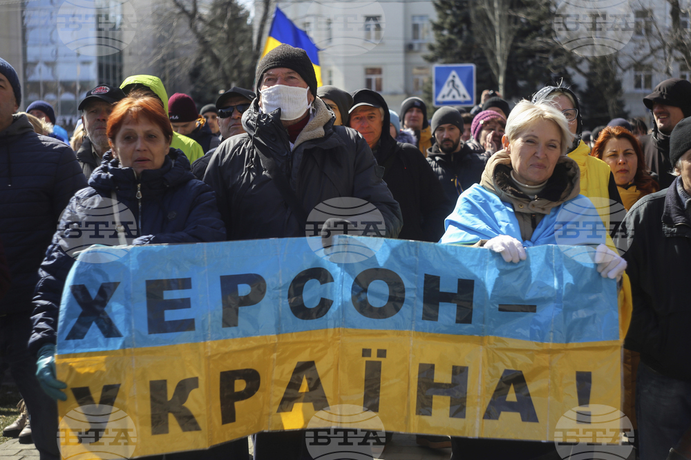 Херсонска област ще поиска от Путин да се присъедини към Русия, каза администрацията на превзетия от Русия украински регион