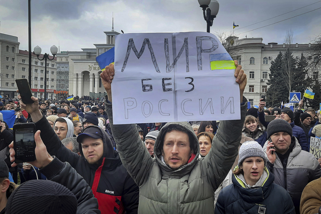 Русия ще остане завинаги в Херсонска област, заяви високопоставен руски депутат при посещение в южния украински регион