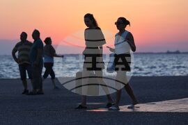 Гърция - Солун - ежедневие - крайбрежна алея