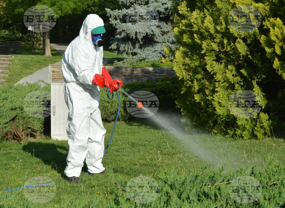 Хасково - обработка на тревни площи