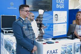 Гърция - Солун - панаир - лични карти - информационна кампания