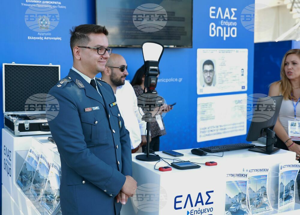 Гърция - Солун - панаир - лични карти - информационна кампания