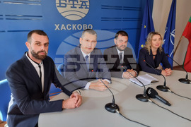 Национален пресклуб на БТА Хасково - ПП "Възраждане" - местни избори - кандидати - пресконференция